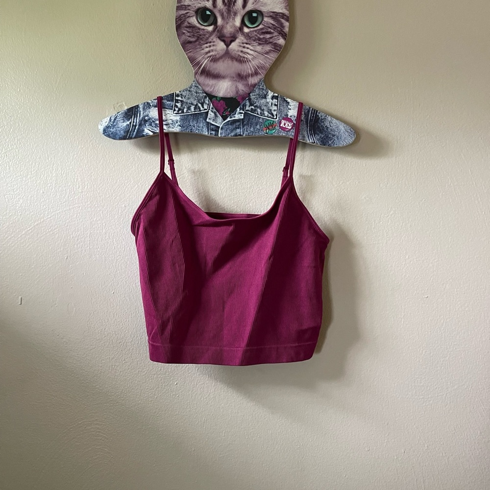 Wild Fable Burgundy/Purple Crop Camisole
